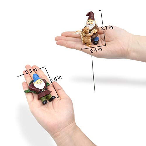 Garden Miniature Gnomes Set of 5PCS (5 Count)