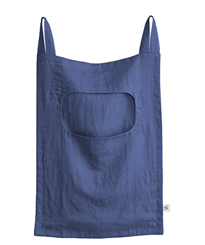 100% Linen Door Hanging Laundry Hamper Bag