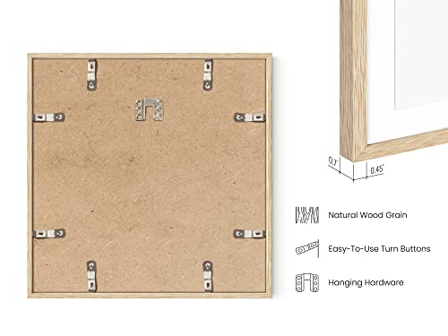 Beige Oak Wood 12x12 Picture Frames