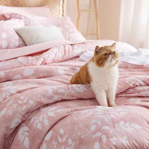 Floral Pink Comforter Set
