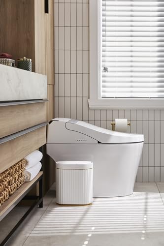 Bathroom Trash Can with Lid