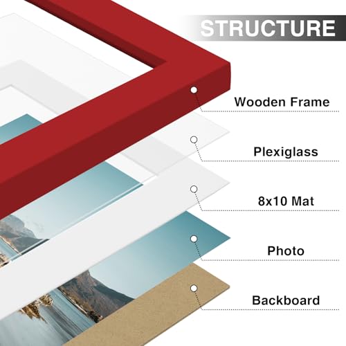 11x14 Picture Frames Set of 9 for Wall Mounting (9 Count)