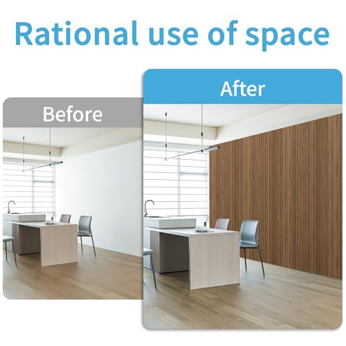 Fine Bar Design Slim Slat Wall Panel (4 Count)