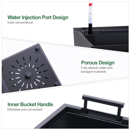 22.5 in Tall Planters Set of 2 (2 Count)