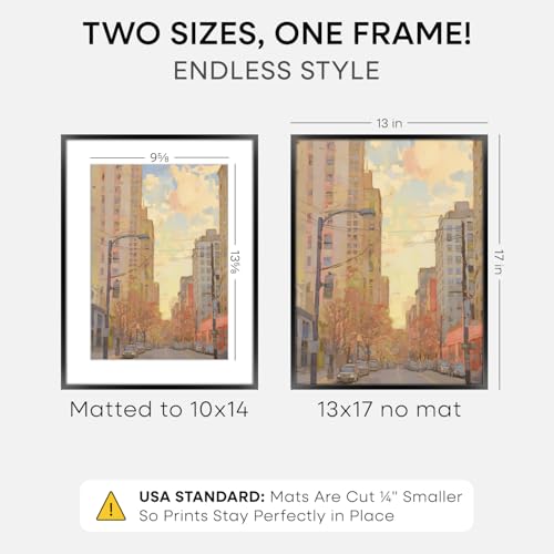 13x17 Black Picture Frame (2 Count)