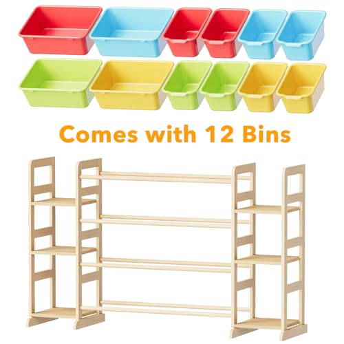 Toy Storage Organizer with 6 Shelves and 12 Bins (6 Count)