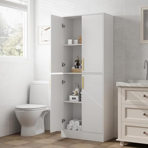 71" Tall Pantry Cabinet with 4 Doors