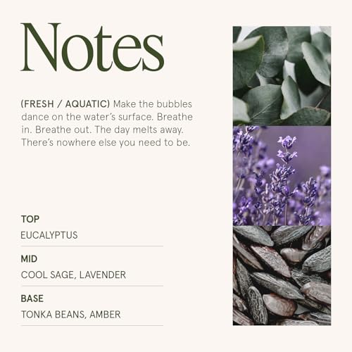 Eucalyptus Sage Fresh Scented Candles for Home (19.4 Ounce)