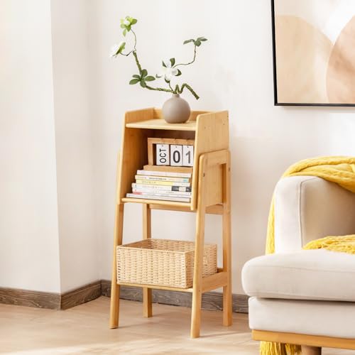 Bamboo Bookcase with Cabinet