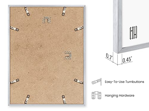 12x18 Silver Metal Picture Frames