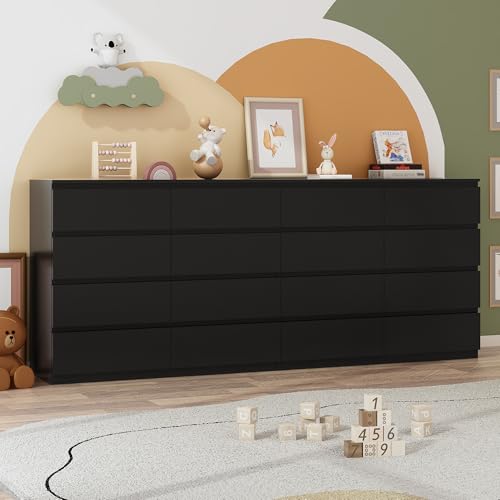 Black Malm Dresser for Bedroom