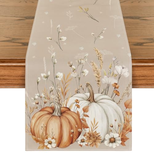 210 GSM Fall Table Runner Home Party Decor 13x72 Inch