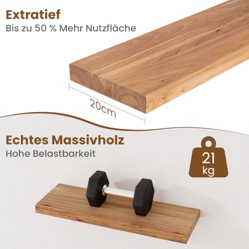 Floating Shelves for Wall Decor (2 Count)
