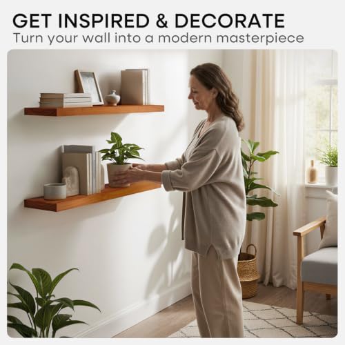 36 Inch Floating Shelves (4 Count)