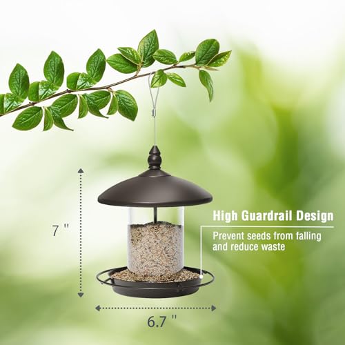 Metal Roof Bird Feeder