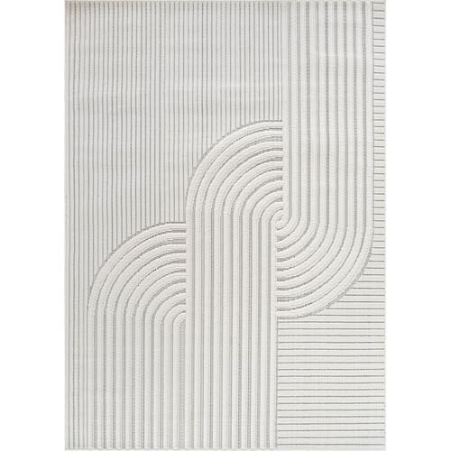 Modern Rug 8x10 Luxury Swirl Curved Micro Loop Area Rugs Soft High (80 Sq Ft)