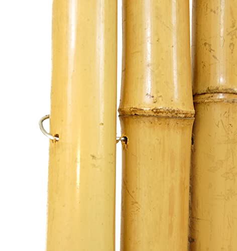 Natural Bamboo Fencing Decorative Rolled Fence Panel 0.75 in D x 4 ft H x 8 ft L (32 Sq Ft)