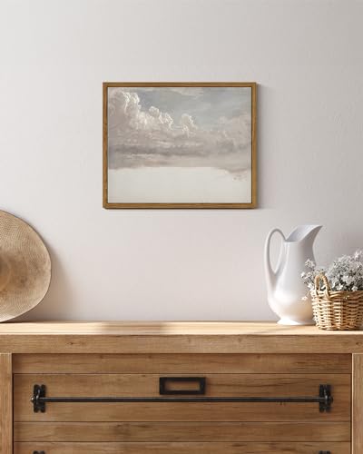 Framed Canvas Wall Art Vintage Decor