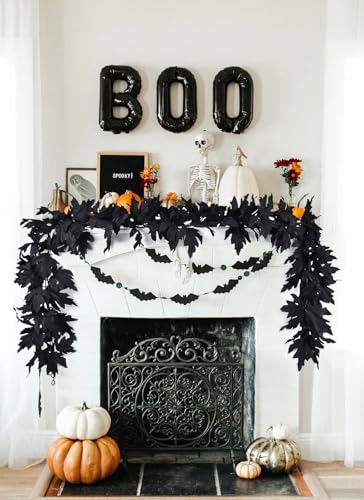 2 Pack Fall Garland Maple Leaf Clearance (11.8 Foot)