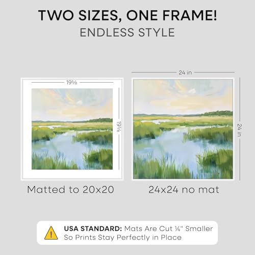 24x24 White Picture Frame (2 Count)