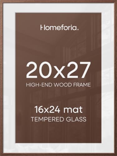 20x27 Brown Oak Picture Frame (2 Count)
