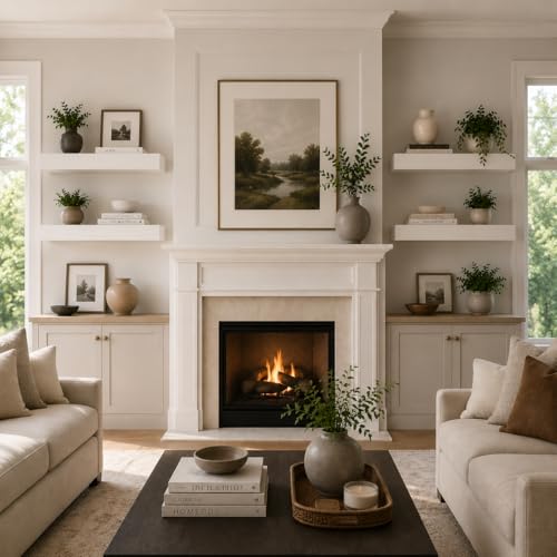 Floating Shelves 3 inch Thick for Wall Set of 2 (2 Count)