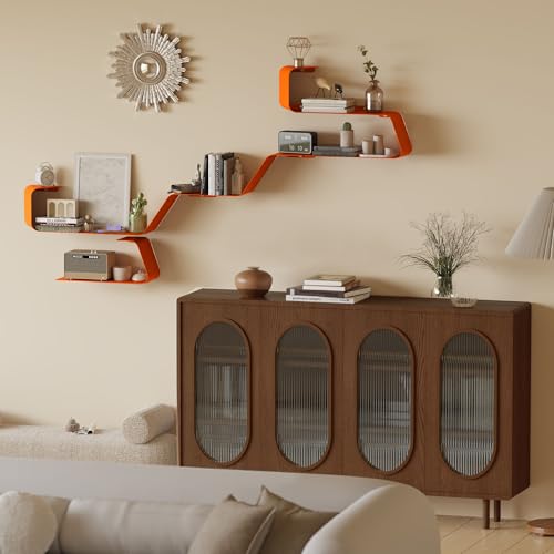 Floating Wall Shelves Set of 3 (3 Count)