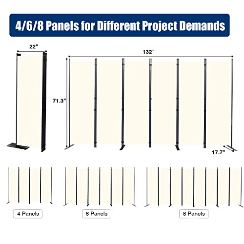 Room Divider 6 Panel