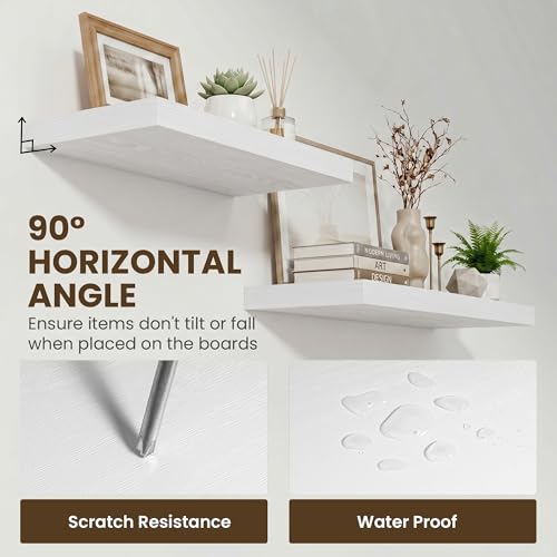 24 Inch Floating Shelves for Wall