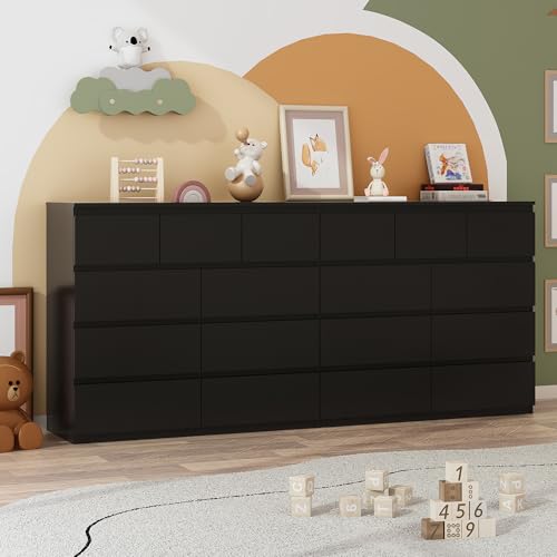 Black Malm Dresser for Bedroom