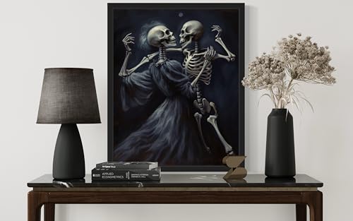 Dancing Skeleton Poster Art Print