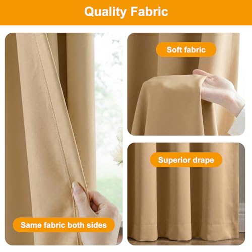 Room Divider Curtains Blackout Floor to Ceiling Curtain with Hook Wall Mount Sliding Door Curtains Ceiling Mount Extra Wide Curtain Wall Divider for Room Separation