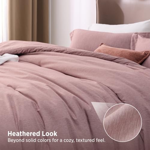 Dusty Pink Twin Comforter Set