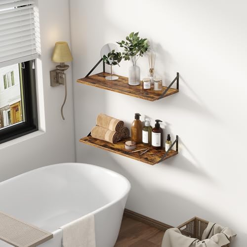 12 Inch Deep Floating Shelves (2 Count)
