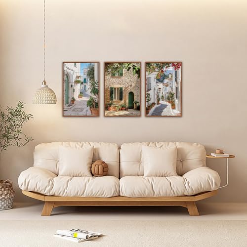 Vintage Italian Countryside Landscape Framed Wall Art