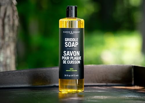 100% Plant Based Griddle Cleaning Soap and Salt Scrub Set