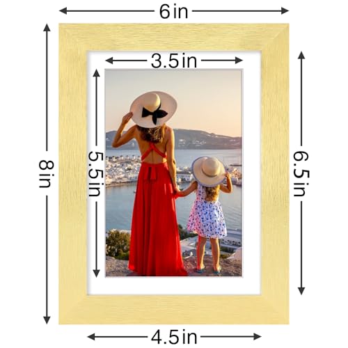 5x7 Picture Frames Set of 9 for Wall or Tabletop Display (9 Count)