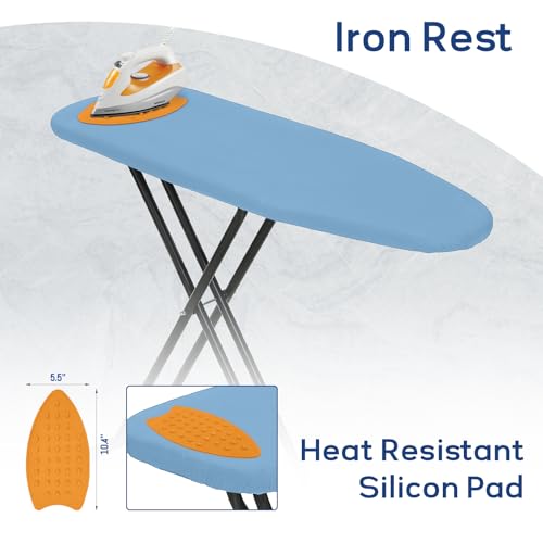 Compact Full Size Ironing Board 43x13 Blue