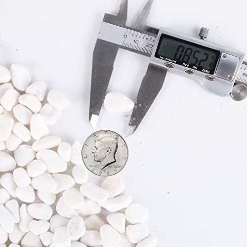 White Pebbles for Plants Garden Vases 7 lb White Rocks Gravel Decorative Stone 1