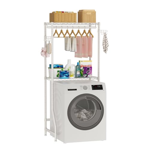 Laundry Organizer Shelves Over the Washer and Dryer Storage Shelf