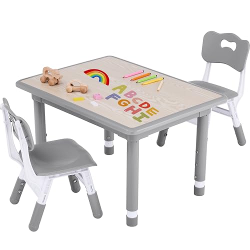 Toddler Table and Chair Set (3 Count)