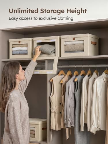 Small Closet Storage Bins (4 Count)