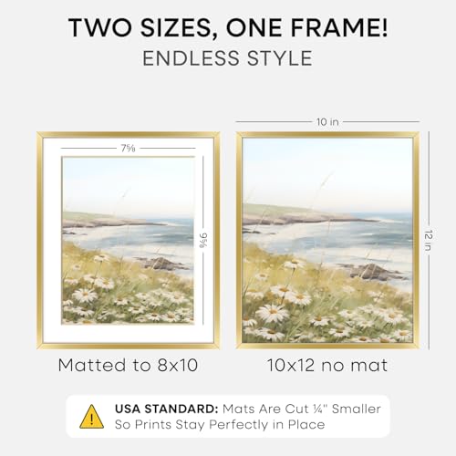 10x12 Gold Picture Frame