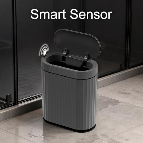 Bathroom Trash Can with Automatic Lid