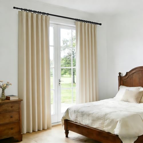 Room Divider Blackout Curtain Track Curtains Wall Dividers Panels Screen for Living Rooms Bedroom Office Privacy Partition Separation
