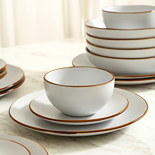 Brasa Stoneware 32 Piece Modern Dinnerware Set