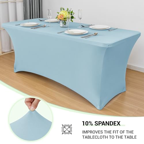 6ft Stretch Spandex Table Cover (2 Count)