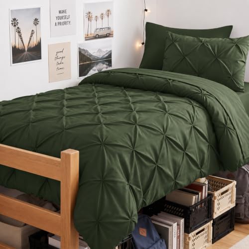 Twin XL Comforter Set Olive Green