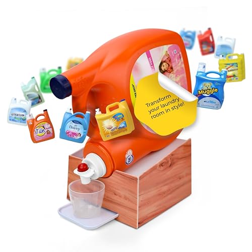 Liquid Laundry Detergent Dispenser Holder with Drip Tray