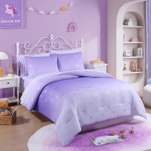 Queen Comforter Set with Sheets for Girls